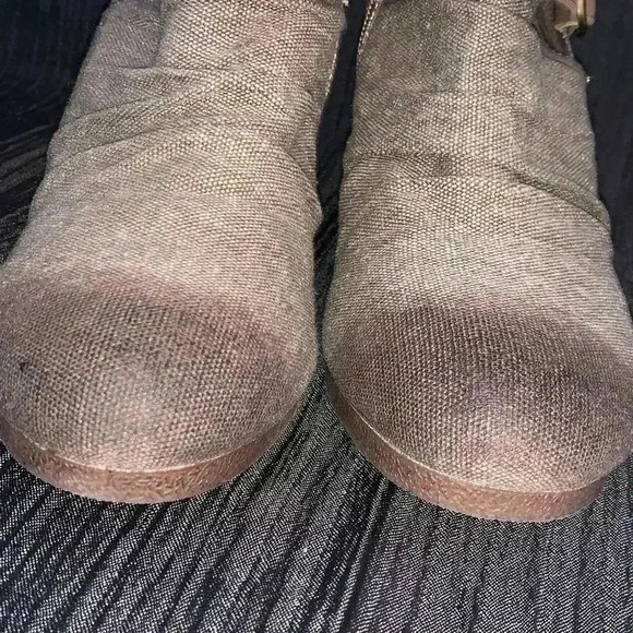 PIERRE DUMAS WEDGE ANKLE BOOTS SZ 7.5 - Picture 3 of 10